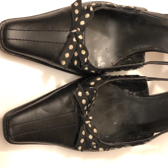 Circa Joan & David polka dot slingbacks - Picture 5 of 10